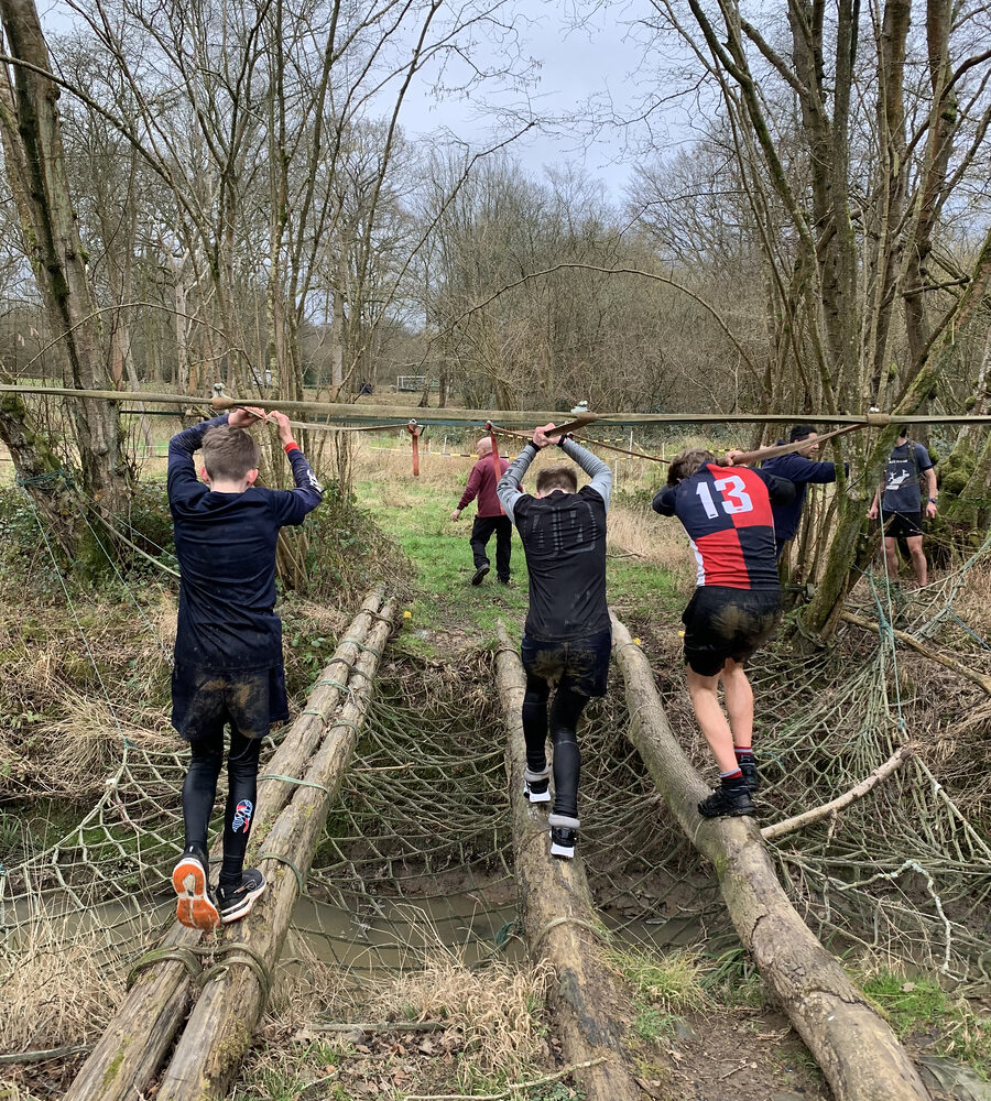 Group on Log Crossing obstacle